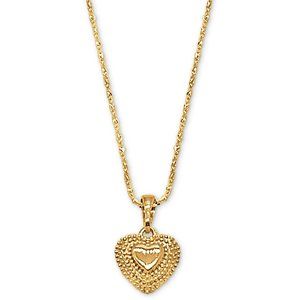 24K Gold Filled Tiny Heart Pendant Necklace